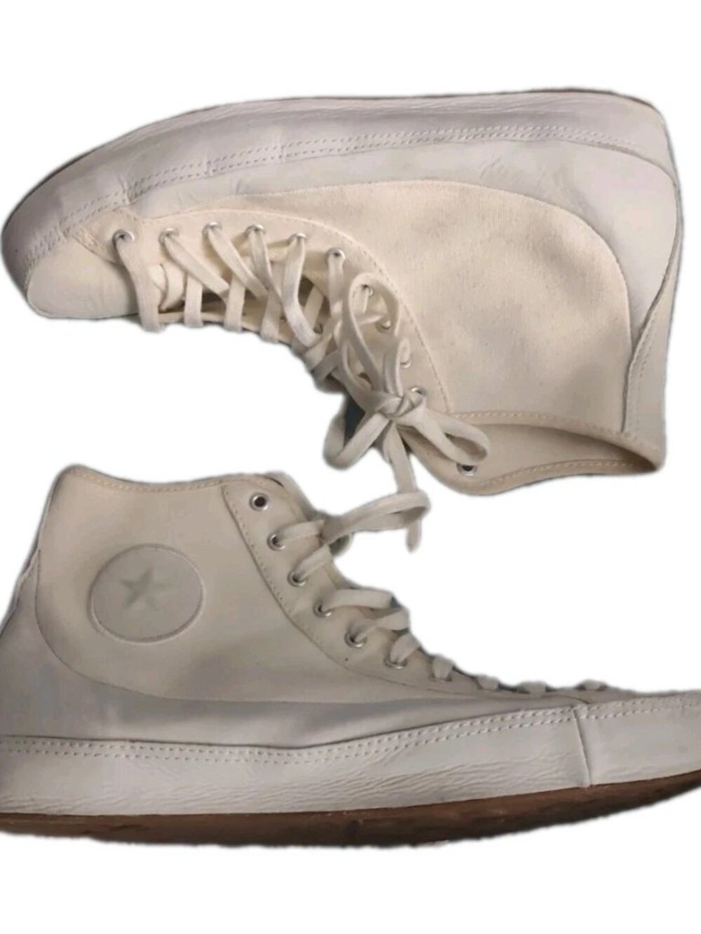 Converse Chuck Taylor Sasha Bloom High Top Sneakers Women's 8.5 White Cream